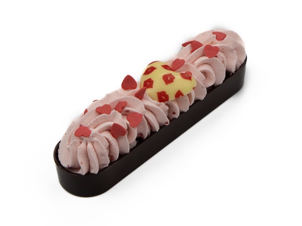 valentijnseclair&nbsp;2 stuks